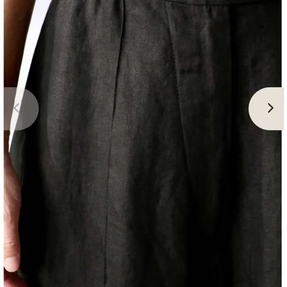 Cordera Linen Curved Pants OS